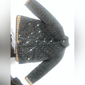 Burberry black children coat